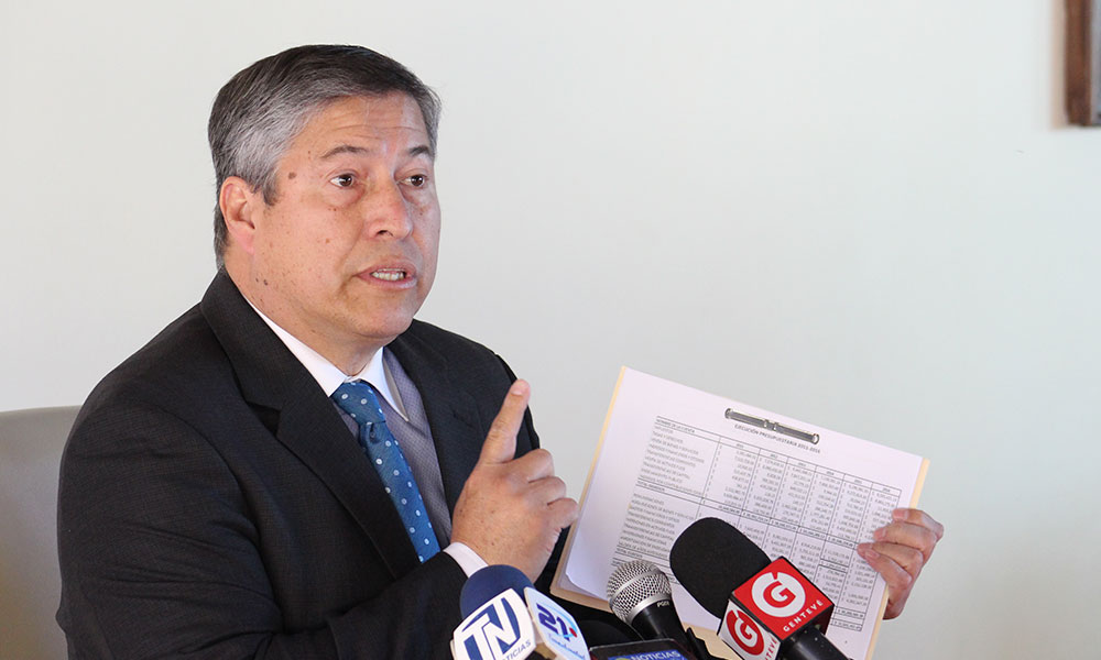 Foto VD/ Candidato por el partido FMLN para la alcaldía de Santa Tecla, Vicente Coto.