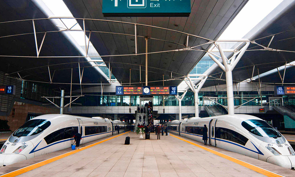 El tren de alta velocidad de China 
